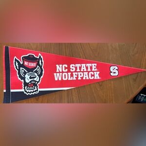 NC State Wolfpack Red Pennant